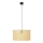 Hanglamp aan een koord ALBA 1xE27/15W/230V diameter 45 cm rotan/zwart