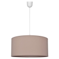 Hanglamp aan een koord ALBA 1xE27/60W/230V d. 40 cm beige