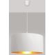 Hanglamp aan een koord ALBA 1xE27/60W/230V d. 40 cm wit/goud