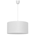 Hanglamp aan een koord ALBA 1xE27/60W/230V d. 40 cm wit