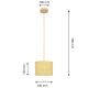 Hanglamp aan een koord ALBA 1xE27/60W/230V diameter 20 cm rotan