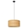 Hanglamp aan een koord ALBA 1xE27/60W/230V diameter 40 cm bruin/zwart