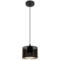 Hanglamp aan een koord ALDO 1xE27/60W/230V diameter 15 cm zwart