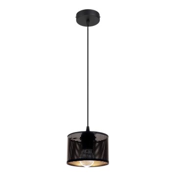 Hanglamp aan een koord ALDO 1xE27/60W/230V diameter 15 cm zwart