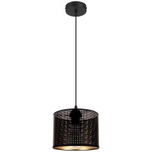 Hanglamp aan een koord ALDO 1xE27/60W/230V diameter 20 cm zwart