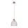 Hanglamp aan een koord ALESSANDRO 1xE27/60W/230V eiken