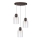 Hanglamp aan een koord ALESSANDRO 3xE27/60W/230V beuken