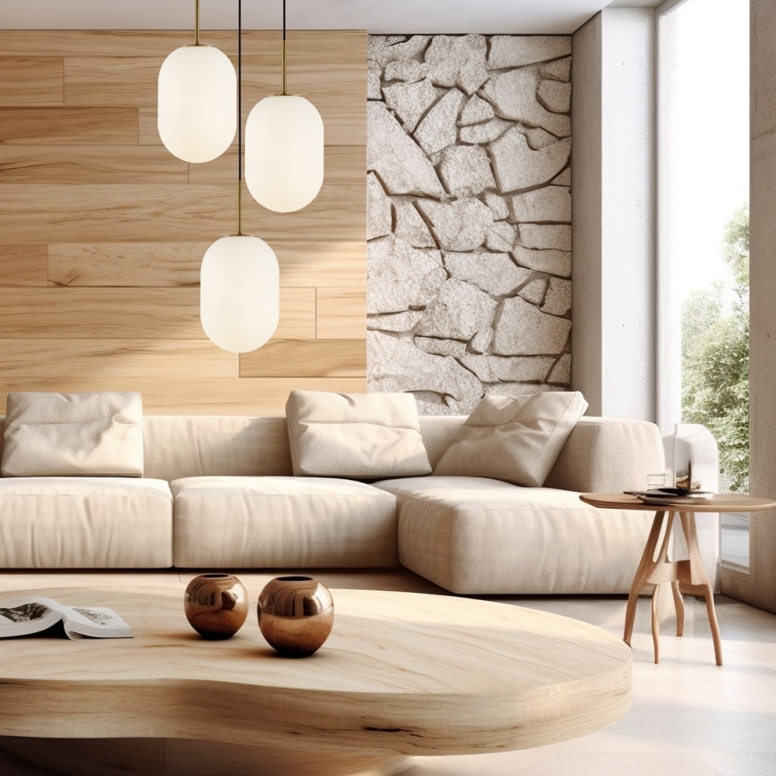 Hanglamp aan een koord ALIAS 3xE14/40W/230V goud