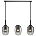 Hanglamp aan een koord ALIAS 3xE14/40W/230V zwart/grijs