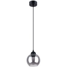 Hanglamp aan een koord ALINO 1xE27/60W/230V zwart