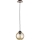Hanglamp aan een koord AMBRE WOOD 1xE27/60W/230V