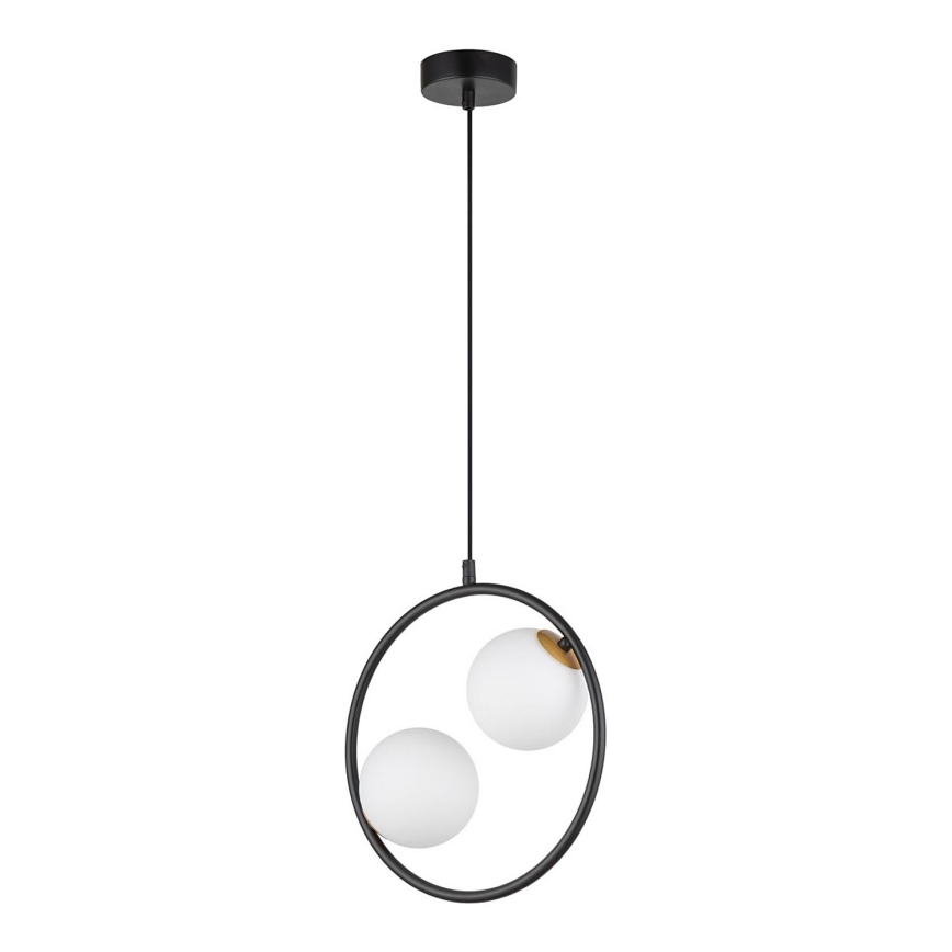 Hanglamp aan een koord AQUA 2xG9/12W/230V zwart