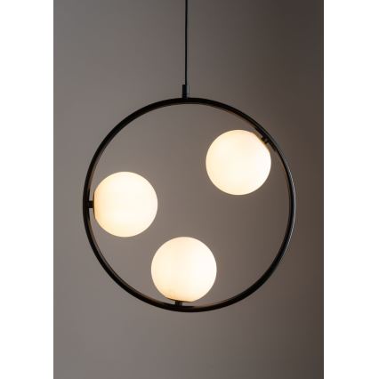 Hanglamp aan een koord AQUA 3xG9/12W/230V zwart