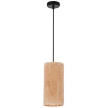 Hanglamp aan een koord ARAGONA 1xE27/60W/230V bruin