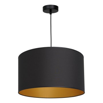 Hanglamp aan een koord ARDEN 1xE27/60W/230V d. 40 cm zwart/goud