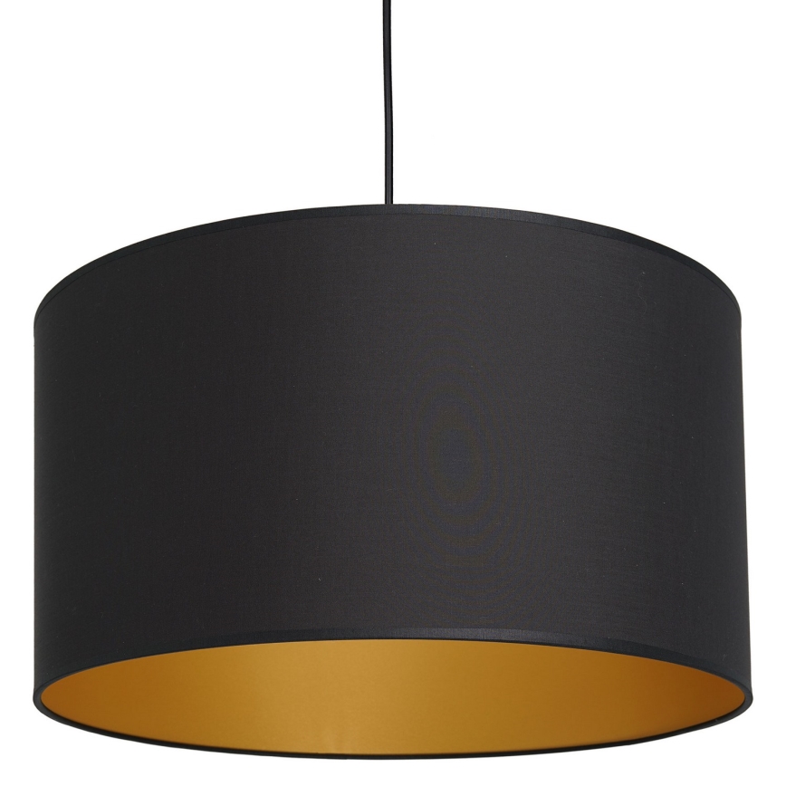 Hanglamp aan een koord ARDEN 1xE27/60W/230V d. 40 cm zwart/goud