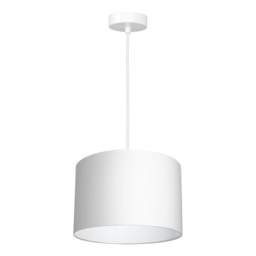 Hanglamp aan een koord ARDEN 1xE27/60W/230V diameter 25 cm wit