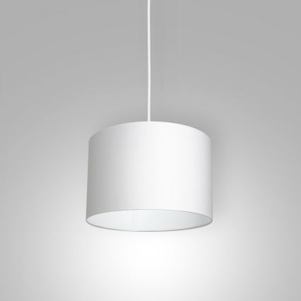 Hanglamp aan een koord ARDEN 1xE27/60W/230V diameter 25 cm wit