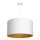 Hanglamp aan een koord ARDEN 1xE27/60W/230V diameter 40 cm wit/gouden