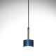 Hanglamp aan een koord ARENA 1xGX53/11W/230V blauw/goud