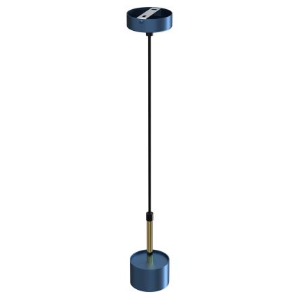 Hanglamp aan een koord ARENA 1xGX53/11W/230V blauw/goud