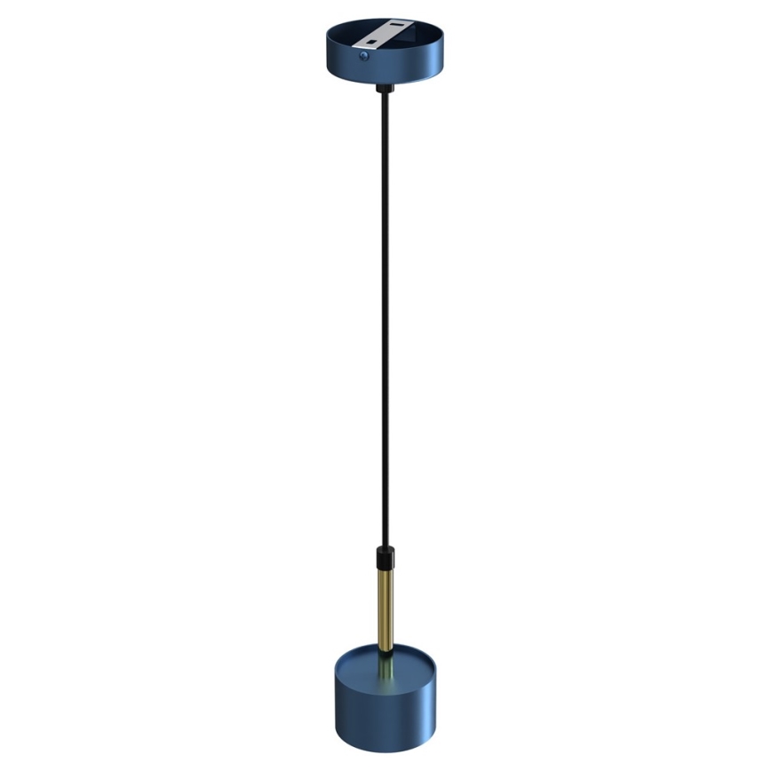 Hanglamp aan een koord ARENA 1xGX53/11W/230V blauw/goud