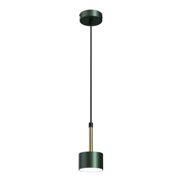 Hanglamp aan een koord ARENA 1xGX53/11W/230V groen/goud