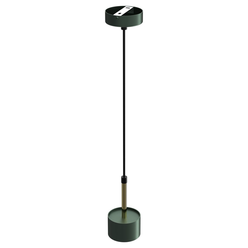 Hanglamp aan een koord ARENA 1xGX53/11W/230V groen/goud