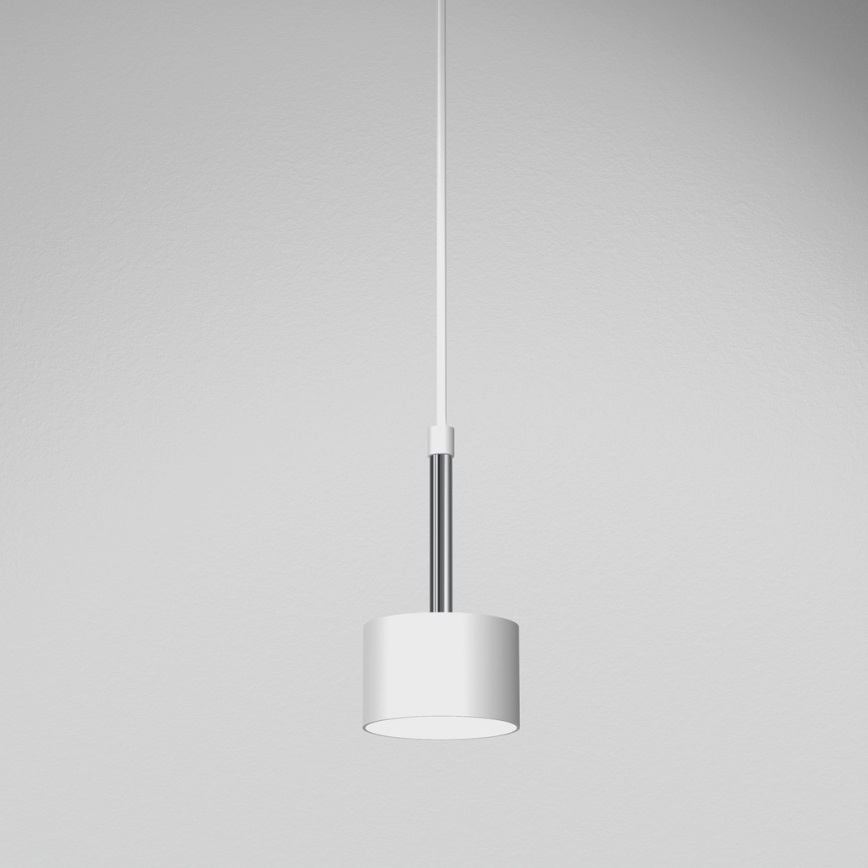 Hanglamp aan een koord ARENA 1xGX53/11W/230V wit/glanzend chroom