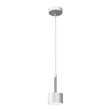 Hanglamp aan een koord ARENA 1xGX53/11W/230V wit/glanzend chroom