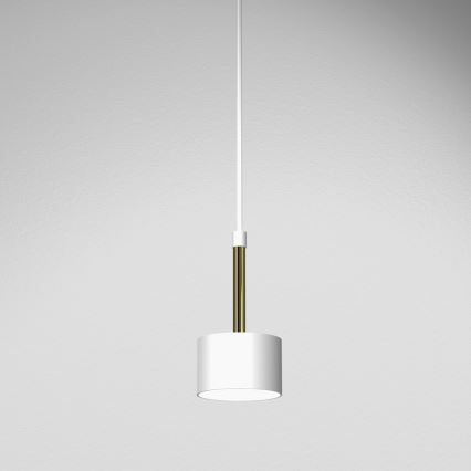 Hanglamp aan een koord ARENA 1xGX53/11W/230V wit/goud