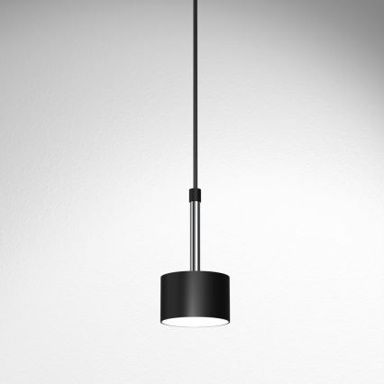 Hanglamp aan een koord ARENA 1xGX53/11W/230V zwart/chroom