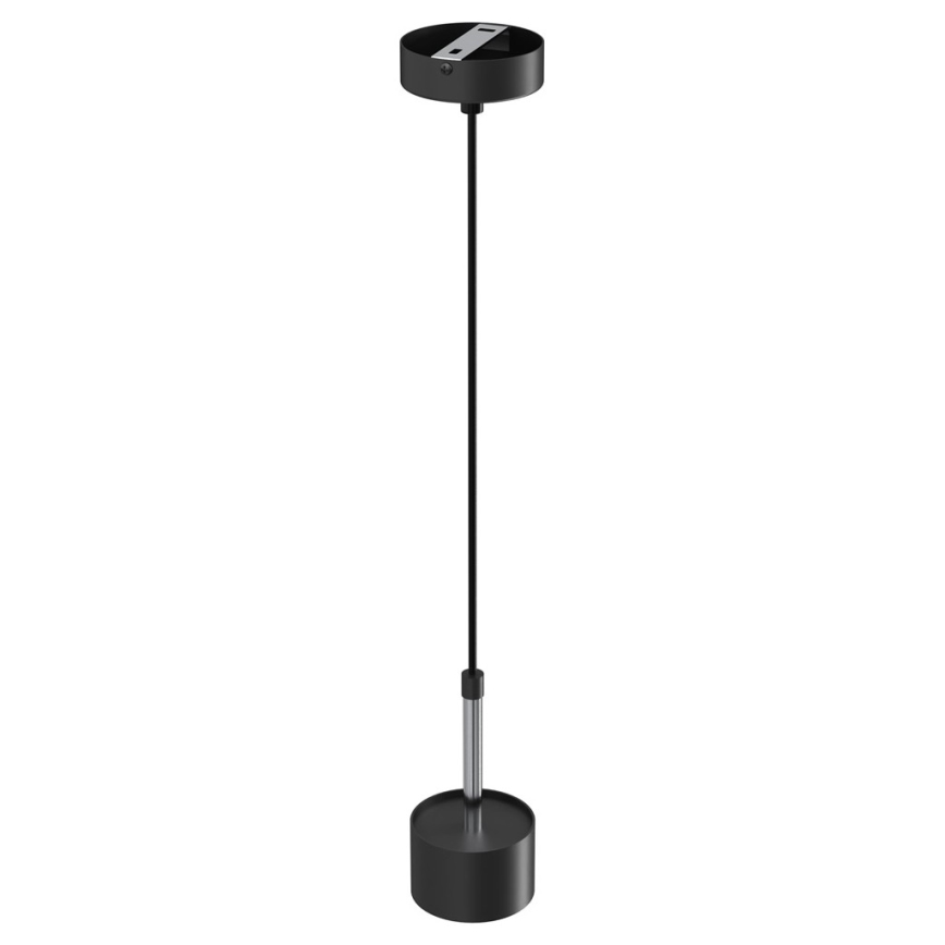 Hanglamp aan een koord ARENA 1xGX53/11W/230V zwart/glanzend chroom