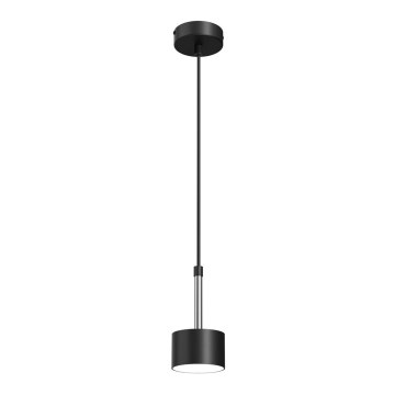 Hanglamp aan een koord ARENA 1xGX53/11W/230V zwart/glanzend chroom