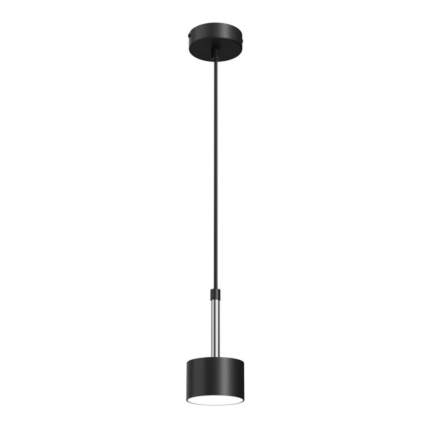 Hanglamp aan een koord ARENA 1xGX53/11W/230V zwart/glanzend chroom