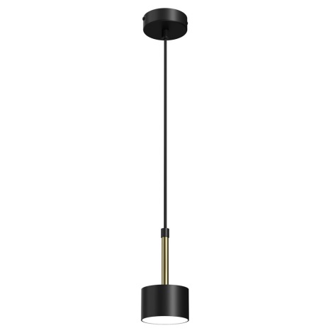 Hanglamp aan een koord ARENA 1xGX53/11W/230V zwart/goud