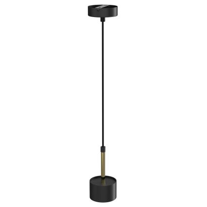 Hanglamp aan een koord ARENA 1xGX53/11W/230V zwart/goud