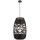 Hanglamp aan een koord ARONA 1xG9/9W/230V diameter 40 cm rotan/zwart