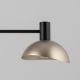 Hanglamp aan een koord ARTIS 2xE14/40W/230V zwart/goud