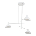 Hanglamp aan een koord ARTIS 3xE14/40W/230V wit