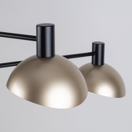 Hanglamp aan een koord ARTIS 3xE14/40W/230V zwart/goud