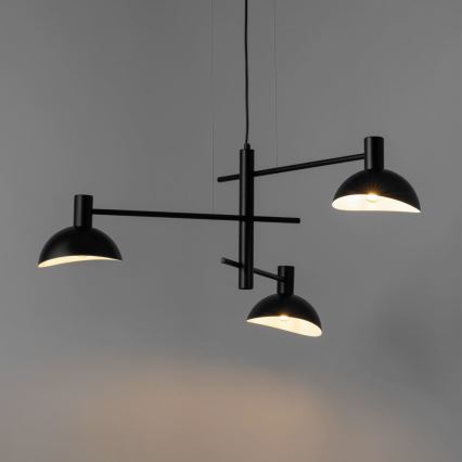 Hanglamp aan een koord ARTIS 3xE14/40W/230V zwart