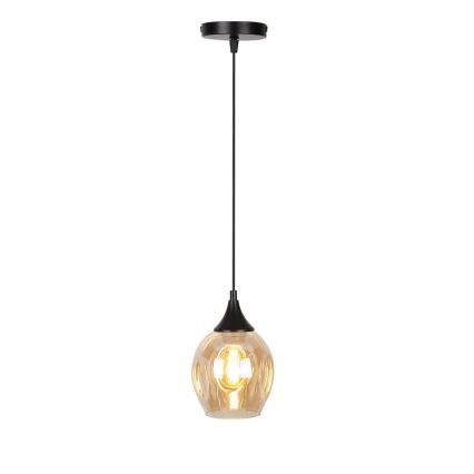 Hanglamp aan een koord ASPA 1xE27/40W/230V zwart