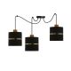 Hanglamp aan een koord ASSAM 3xE27/60W/230V zwart