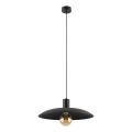 Hanglamp aan een koord ASTRA 1xE27/15W/230V diameter 41 cm zwart