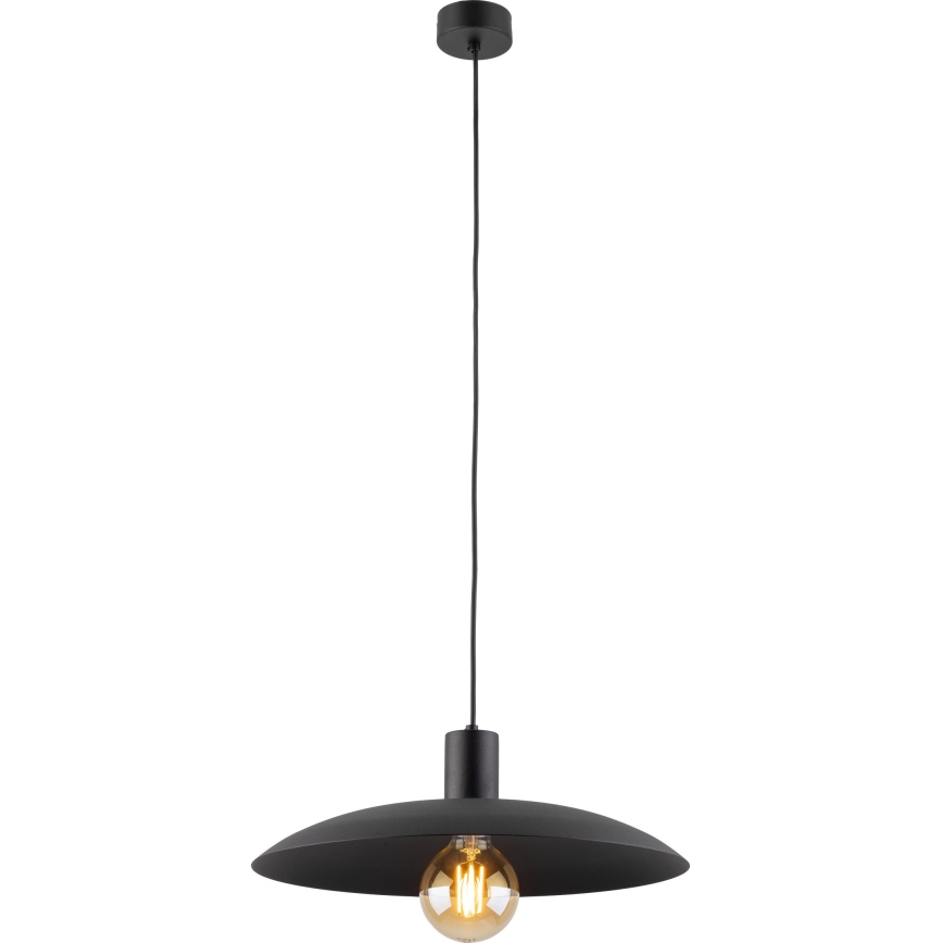Hanglamp aan een koord ASTRA 1xE27/15W/230V diameter 41 cm zwart