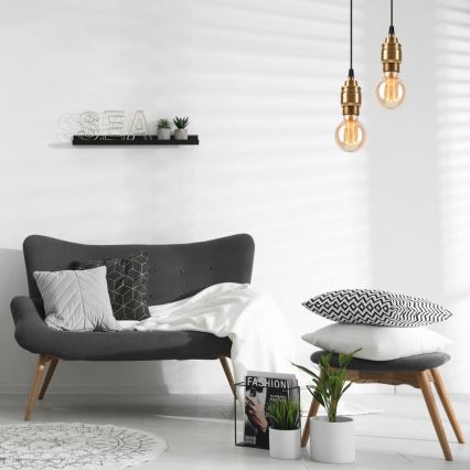 Hanglamp aan een koord ASTRA 1xE27/60W/230V