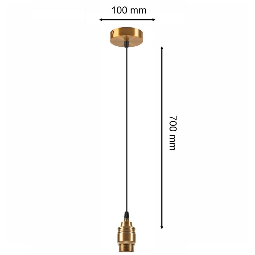 Hanglamp aan een koord ASTRA 1xE27/60W/230V