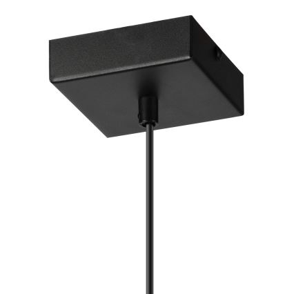 Hanglamp aan een koord ASTRID 1xE27/60W/230V mat zwart
