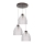 Hanglamp aan een koord AURA 3xE27/60W/230V beuken